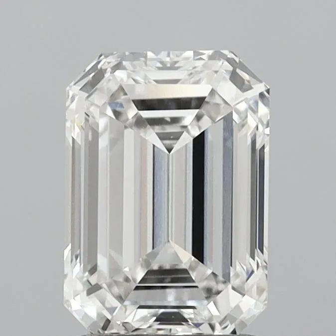 2.00ct Emerald Lab Grown Diamond (Colour F, Clarity VS1, IGI Certified)