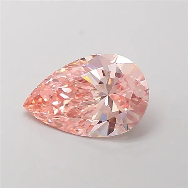 2.01ct Pear Lab Grown Diamond (Colour Fancy Vivid Pink, Clarity VS1, IGI Certified)