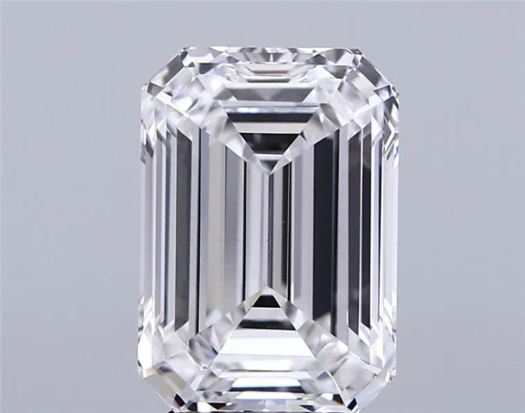 3.00ct Emerald Lab Grown Diamond (Colour F, Clarity VS1, IGI Certified)