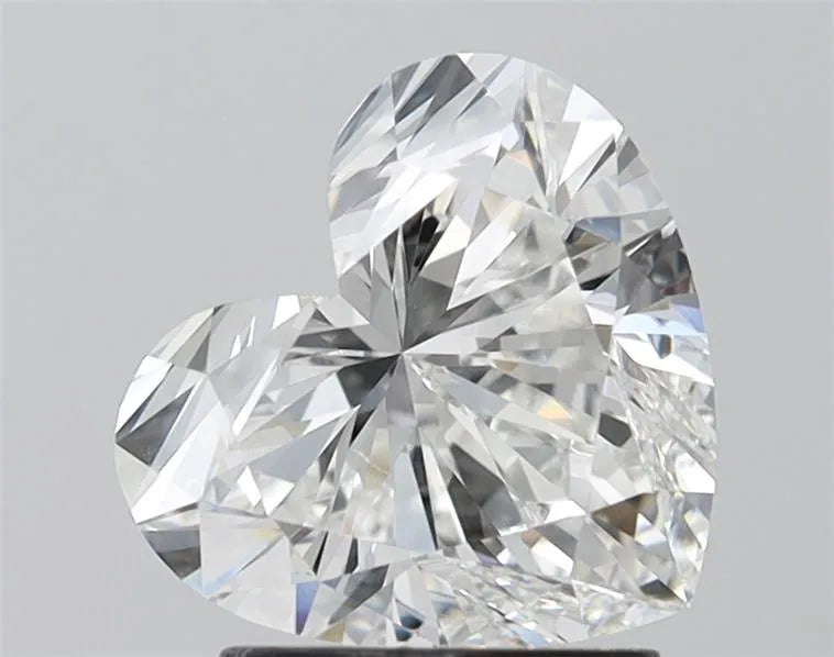 2.00ct Heart Lab Grown Diamond (Colour F, Clarity VS1, IGI Certified)