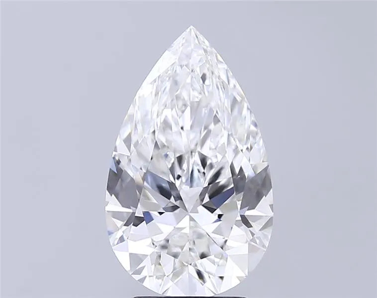 4.03ct Pear Lab Grown Diamond (Colour F, Clarity VVS1, IGI Certified)