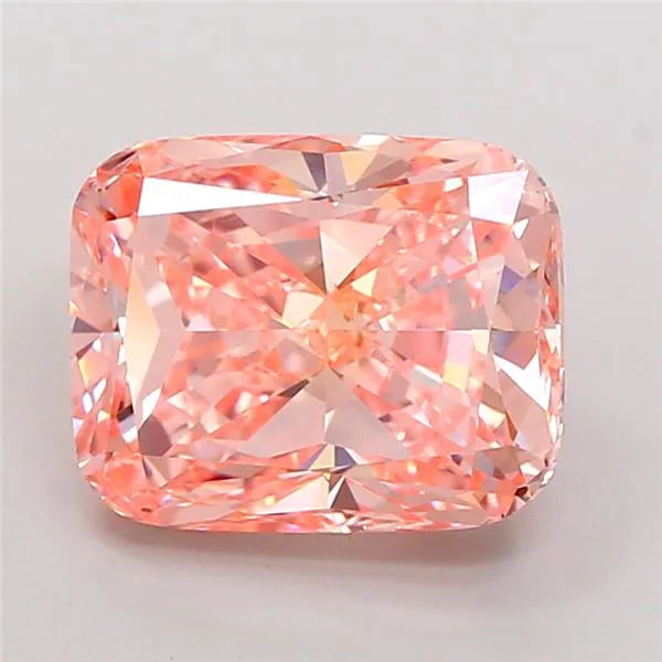 5.01ct Cushion modified Lab Grown Diamond (Colour Fancy Vivid Pink, Clarity VVS2, IGI Certified)