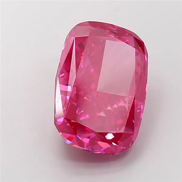 8.13ct Cushion modified Lab Grown Diamond (Colour Fancy Vivid Pink, Clarity VVS2, IGI Certified)