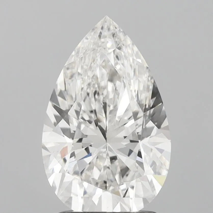 2.00ct Pear Lab Grown Diamond (Colour F, Clarity VS1, IGI Certified)